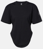 Adidas by Stella McCartney Gathered cotton T-shirt