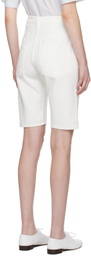 Nothing Written White 'Half White' Denim Shorts