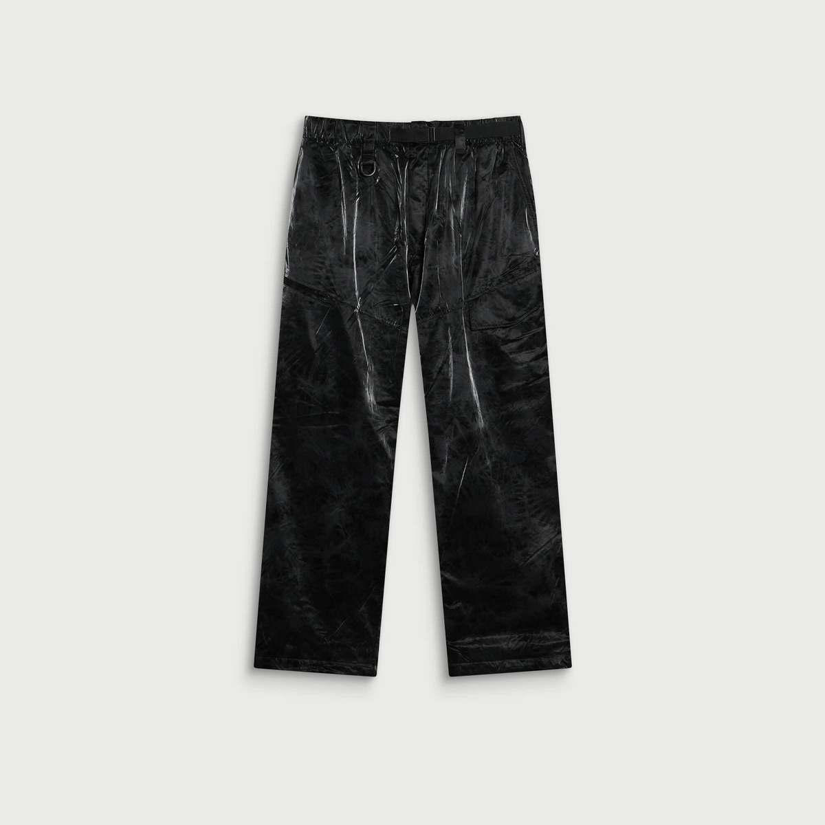 Y-3 Men's Marble Nylon Tapered Pant in Black