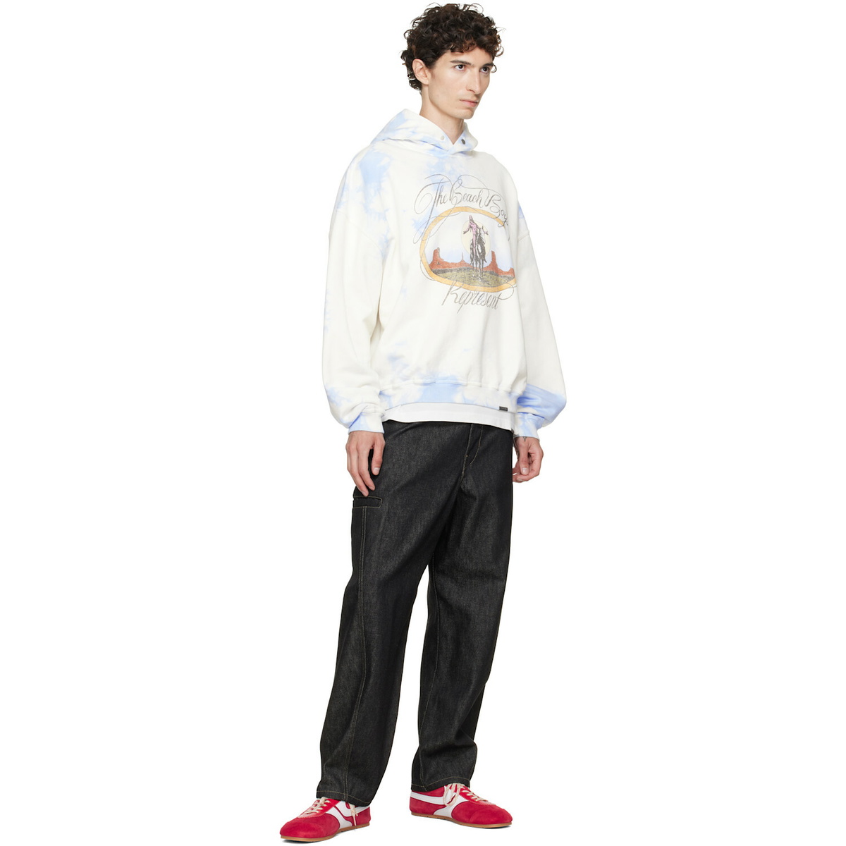 Represent Blue & White 'The Beach Boys' Hoodie
