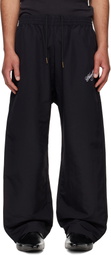 WILLY CHAVARRIA Black Ruff Rider Track Pants