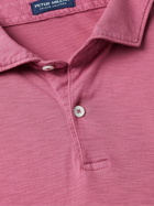 Peter Millar - Journeyman Slub Pima Cotton-Jersey Polo Shirt - Pink