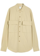 Calvin Klein Cornelius Patch-pockets Cotton Shirt Off White