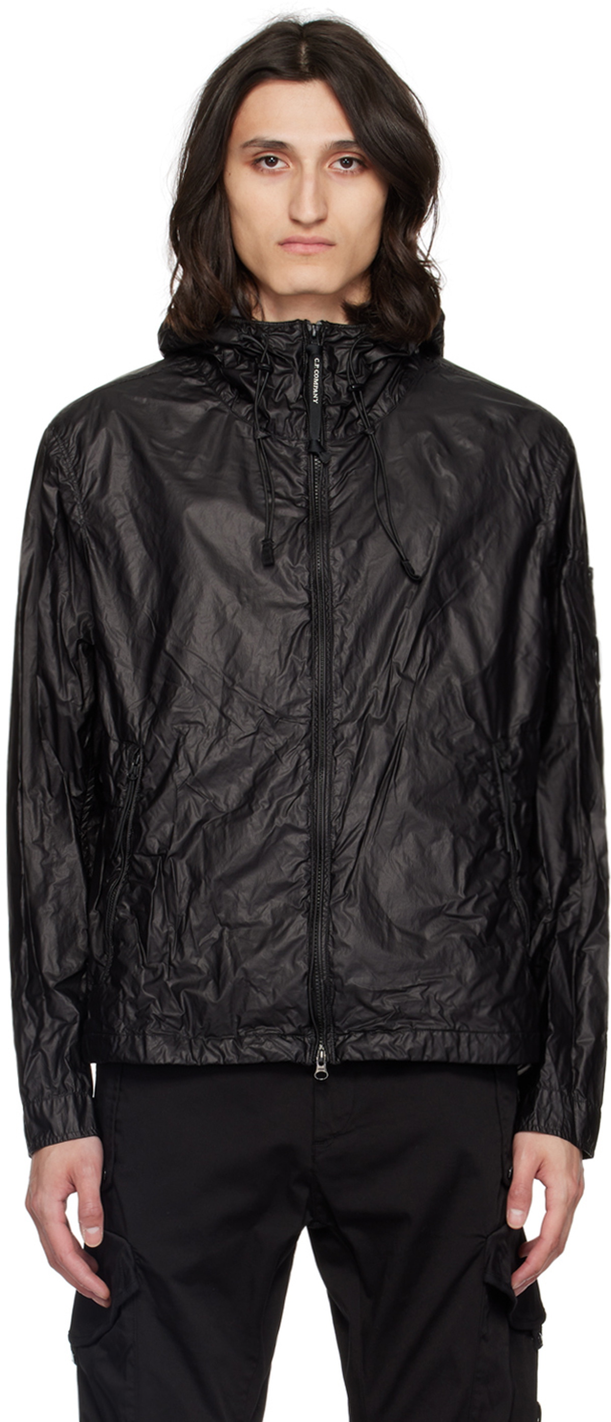 Photo: C.P. Company Black Hooded Jacket