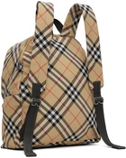 Burberry Tan Check Backpack