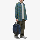 Engineered Garments Men's Work Shirt in Green Heavy Plaid