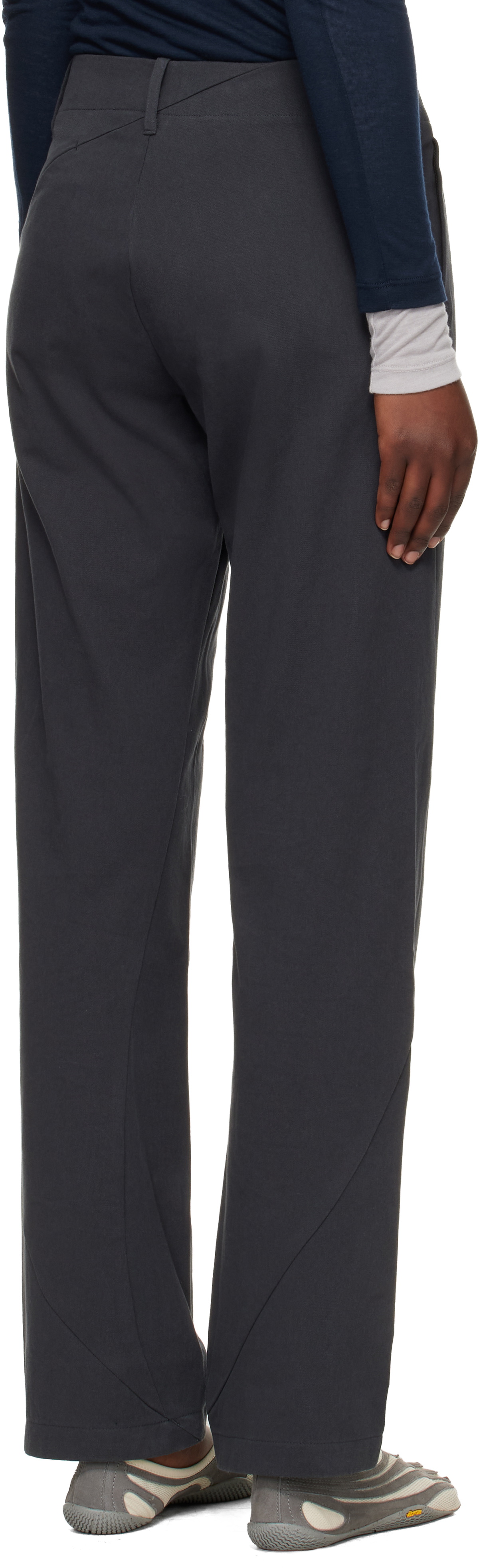 POST ARCHIVE FACTION (PAF) Gray Stream Trousers