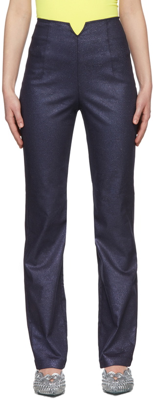 Photo: Maisie Wilen Indigo Shimmer Contra Jeans