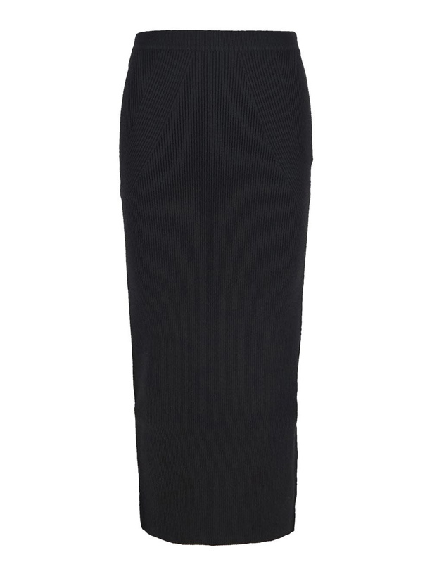 Photo: Alexander Mcqueen Ribbed Midi Skirt