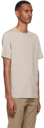 Theory Taupe Cotton T-Shirt