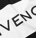 Givenchy - Slim-Fit Logo-Embroidered Cotton-Jersey T-Shirt - Men - Black