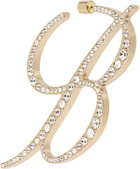 Blumarine Gold B Monogram Single Earring