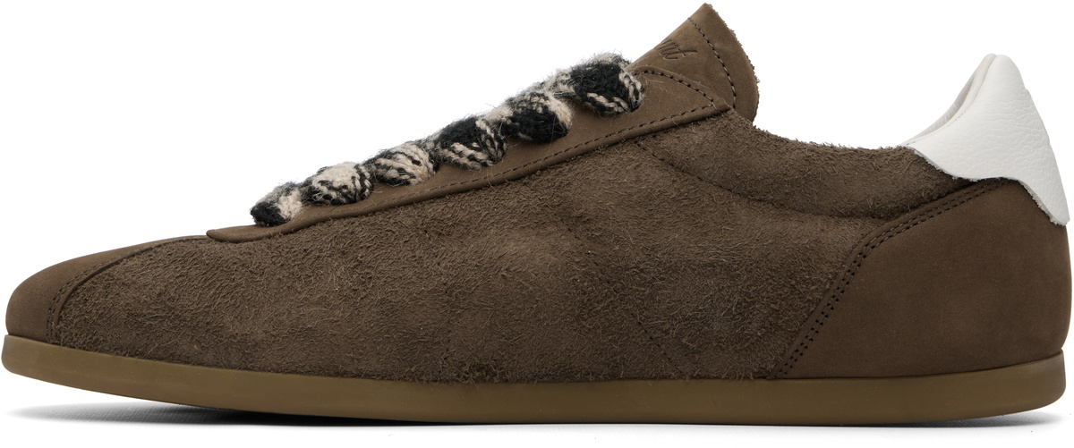 Represent Brown Low-Pro Nubuck Sneakers