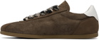Represent Brown Low-Pro Nubuck Sneakers