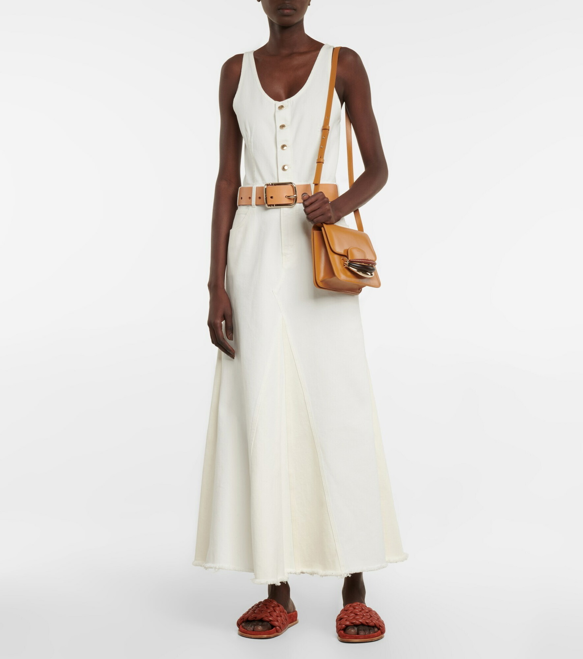 Chloe Bloom Strapless Maxi Dress