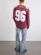 Acne Studios - Exfold Printed Cotton-Jersey T-Shirt - Red