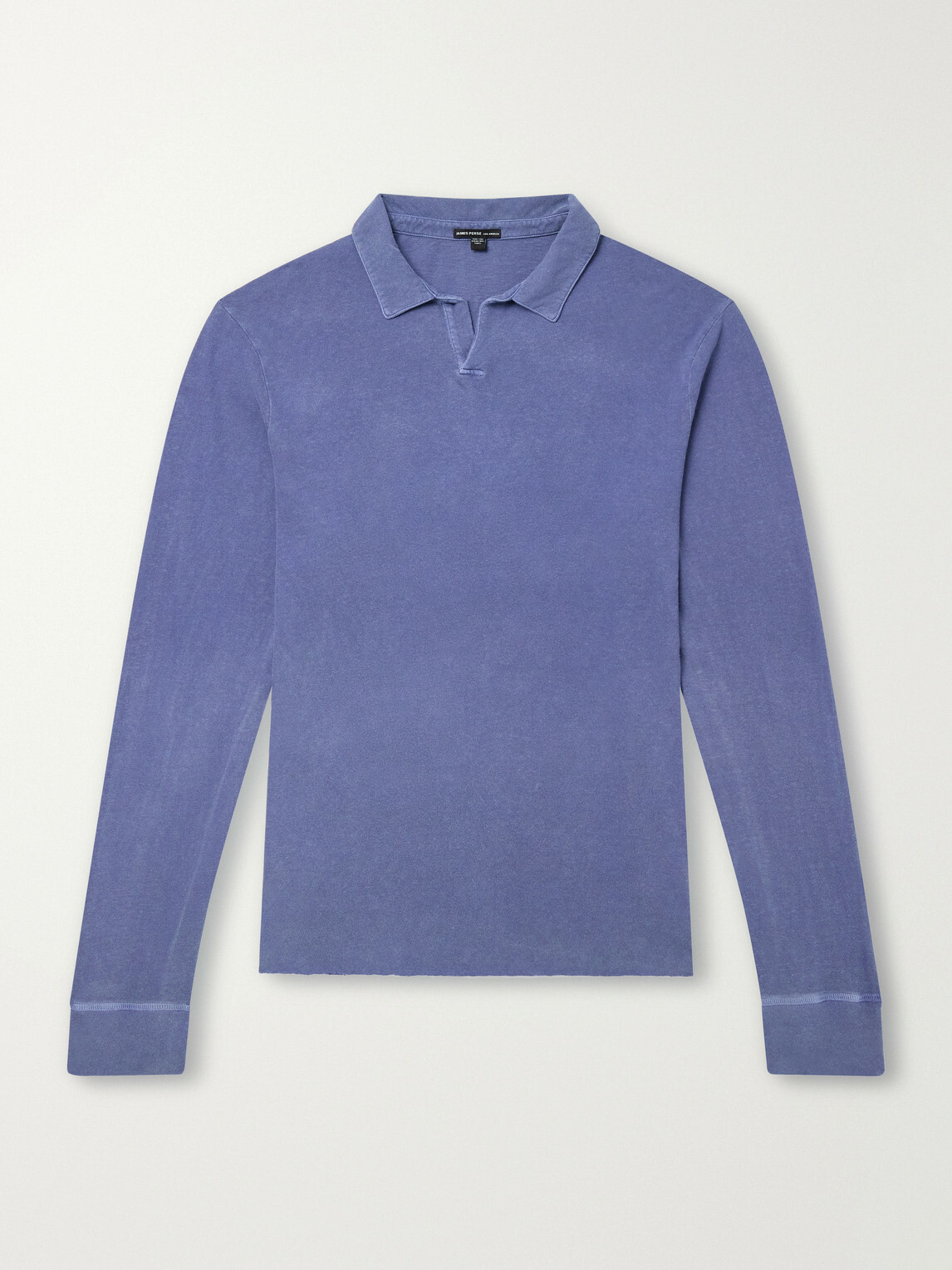James Perse - Cotton-Twill Polo Shirt - Blue