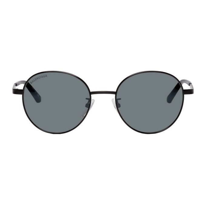 Photo: Balenciaga Black Round Sunglasses