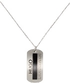 Hugo Silver E-Manifesto Pendant Necklace