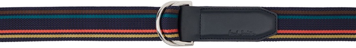 Photo: Paul Smith Multicolor Stripe D-Ring Belt