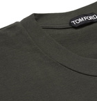 TOM FORD - Slim-Fit Cotton-Jersey T-Shirt - Men - Army green