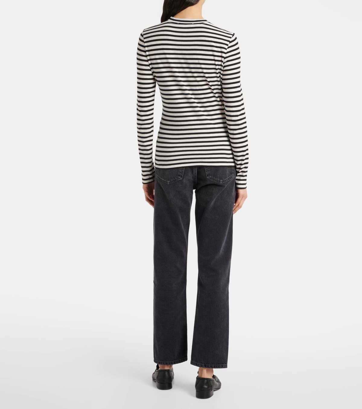 Nili Lotan Susana striped cotton jersey T-shirt