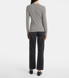 Nili Lotan Susana striped cotton jersey T-shirt