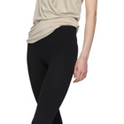 Rick Owens Lilies Black Plain Leggings