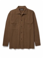 Monitaly - 50's Milano Cotton-Corduroy Shirt - Brown