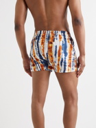 Anonymous ism - Tie-Dyed Cotton Boxer Shorts - Orange