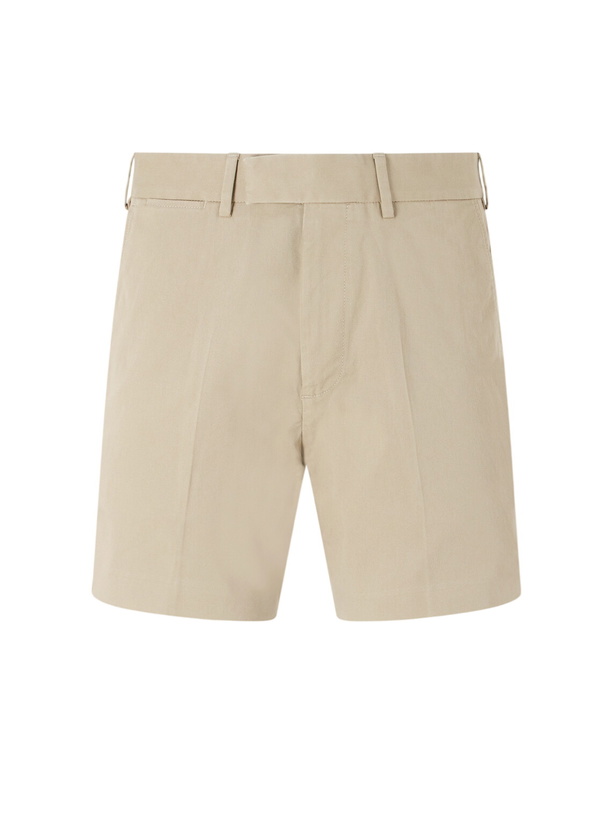 Photo: TOM FORD - Straight-Leg Cotton-Blend Twill Shorts - Neutrals