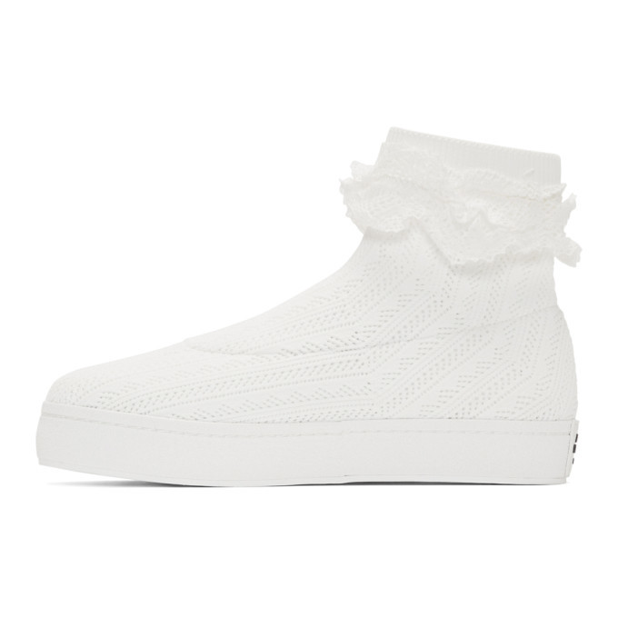 Opening Ceremony White Bobby Lace Sneakers