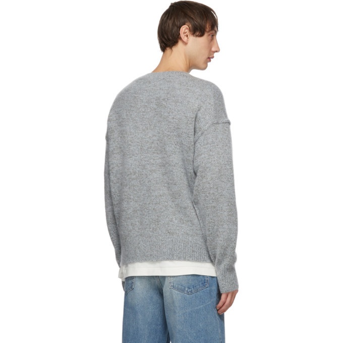 Tanaka Grey Cashmere Blend Sweater Tanaka