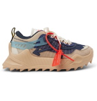 Off-White - Odsy-1000 Suede, Mesh and Rubber Sneakers - Blue