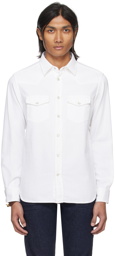 TOM FORD White Western Denim Shirt