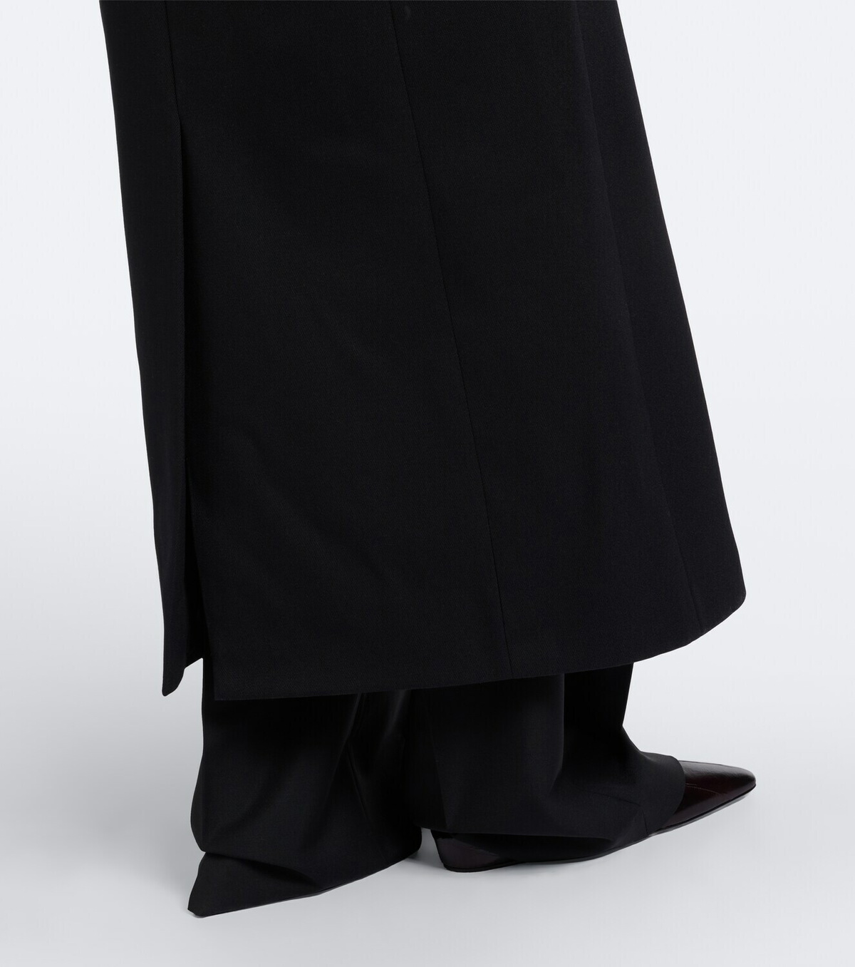 Róhe Double-breasted virgin wool coat