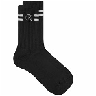 Polar Skate Co. Men's Stroke Logo Socks in Black