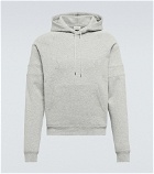 Saint Laurent - Logo cotton-blend hoodie