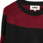 END. x YMC Suedehead Sweater in Plum/Black