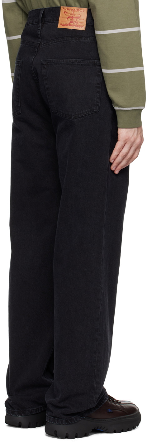 Y/Project Black Cut Out Jeans