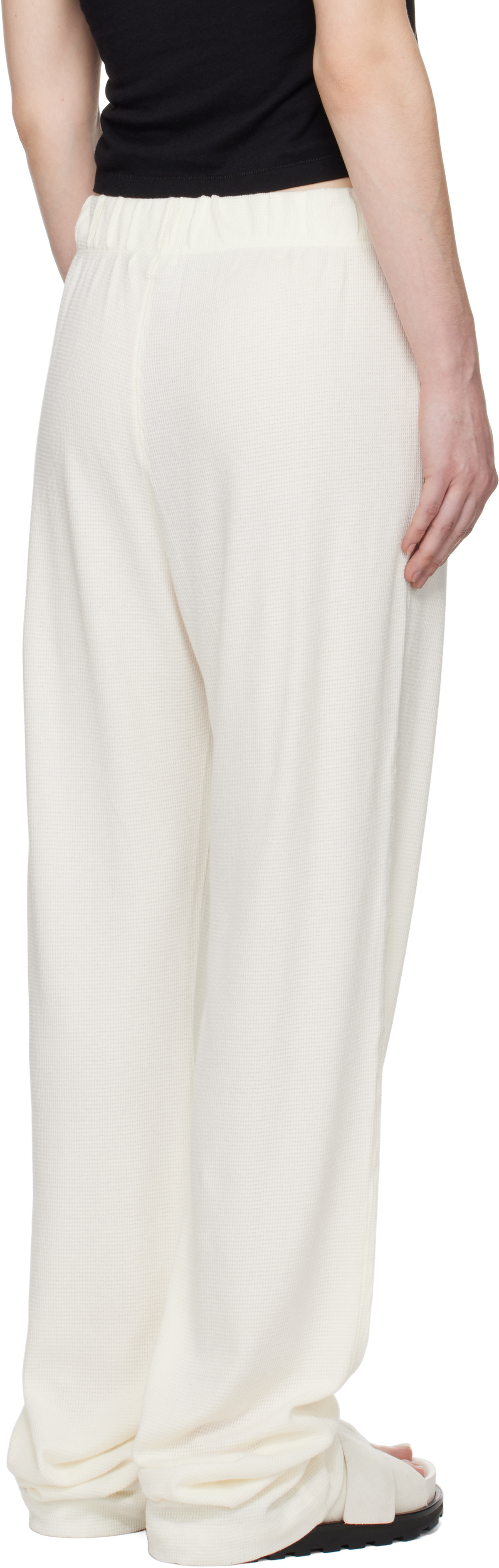 ÉTERNE Off-White Thermal Lounge Pants