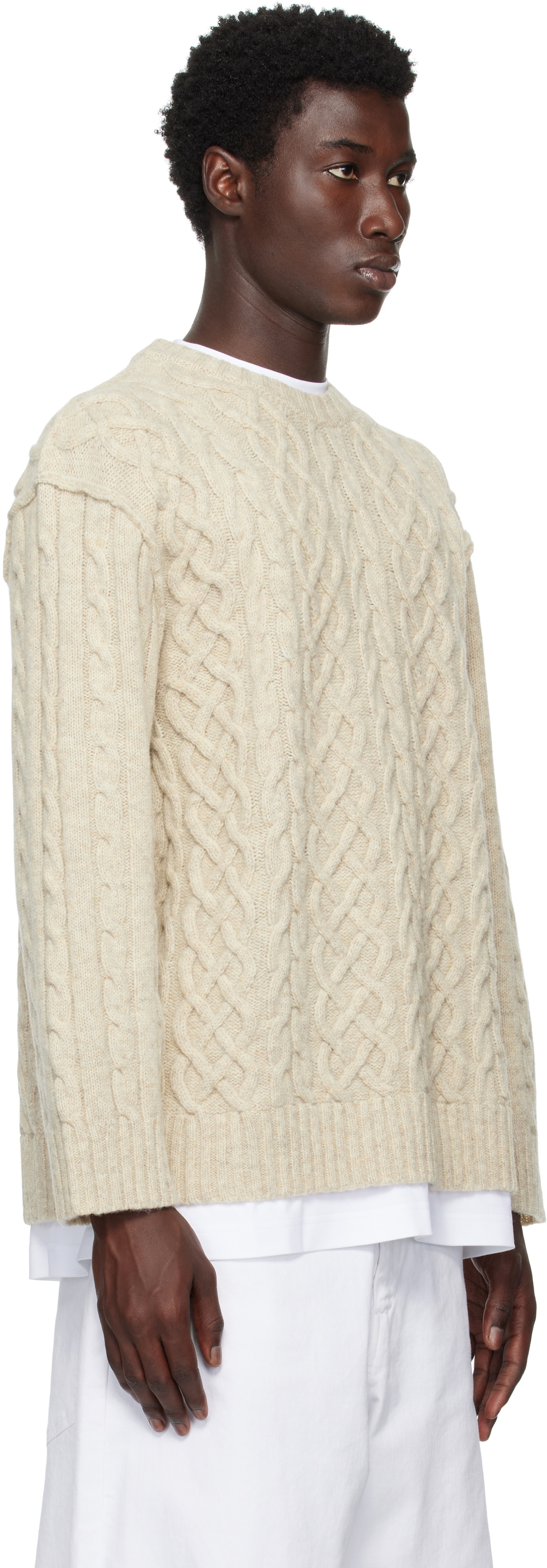 Moschino Beige City Escape Sweater