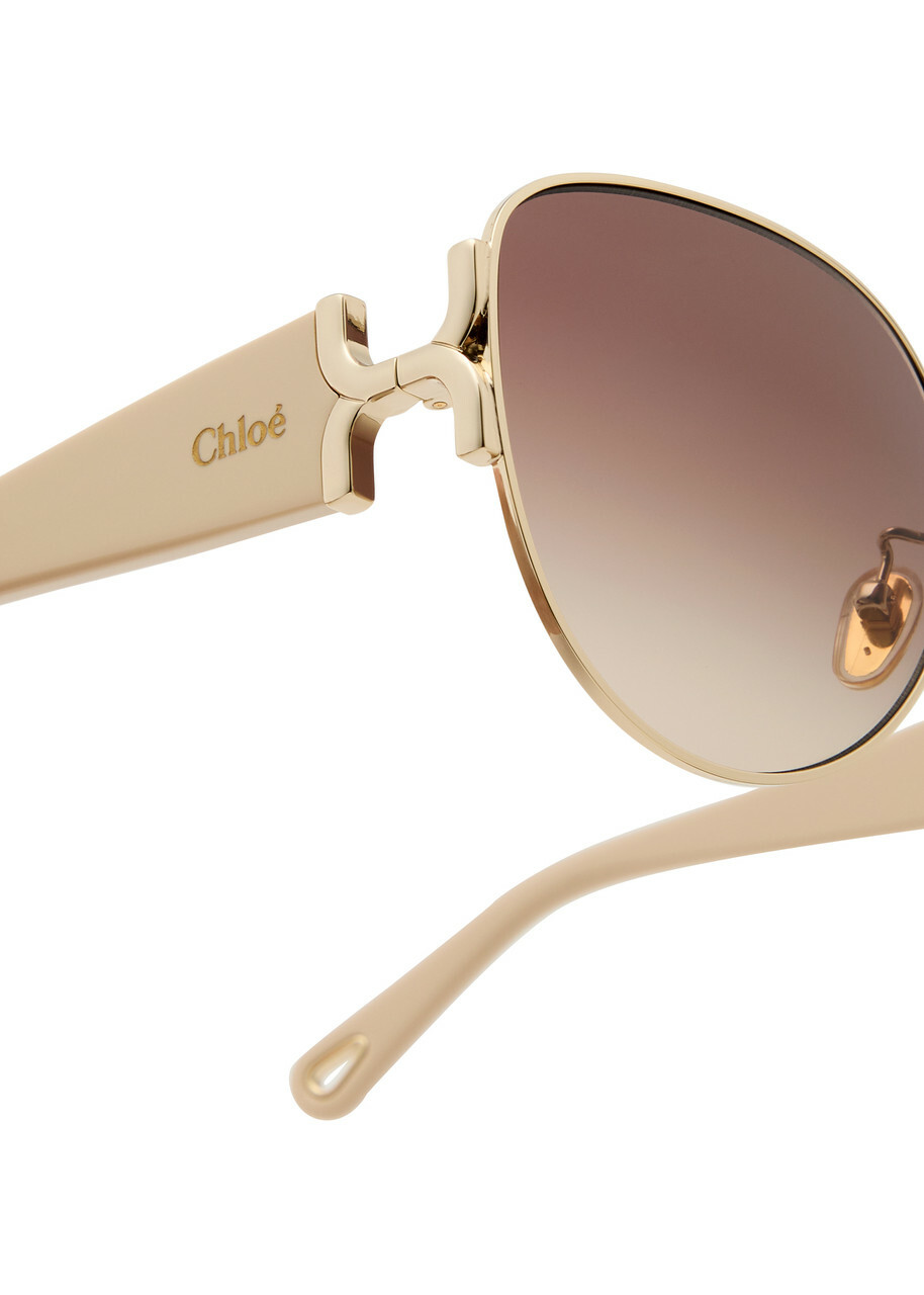 Chloe Eyewear ラウンドフレーム サングラス A．D．S．R．(エーディーエスアール) ラウンドフレーム