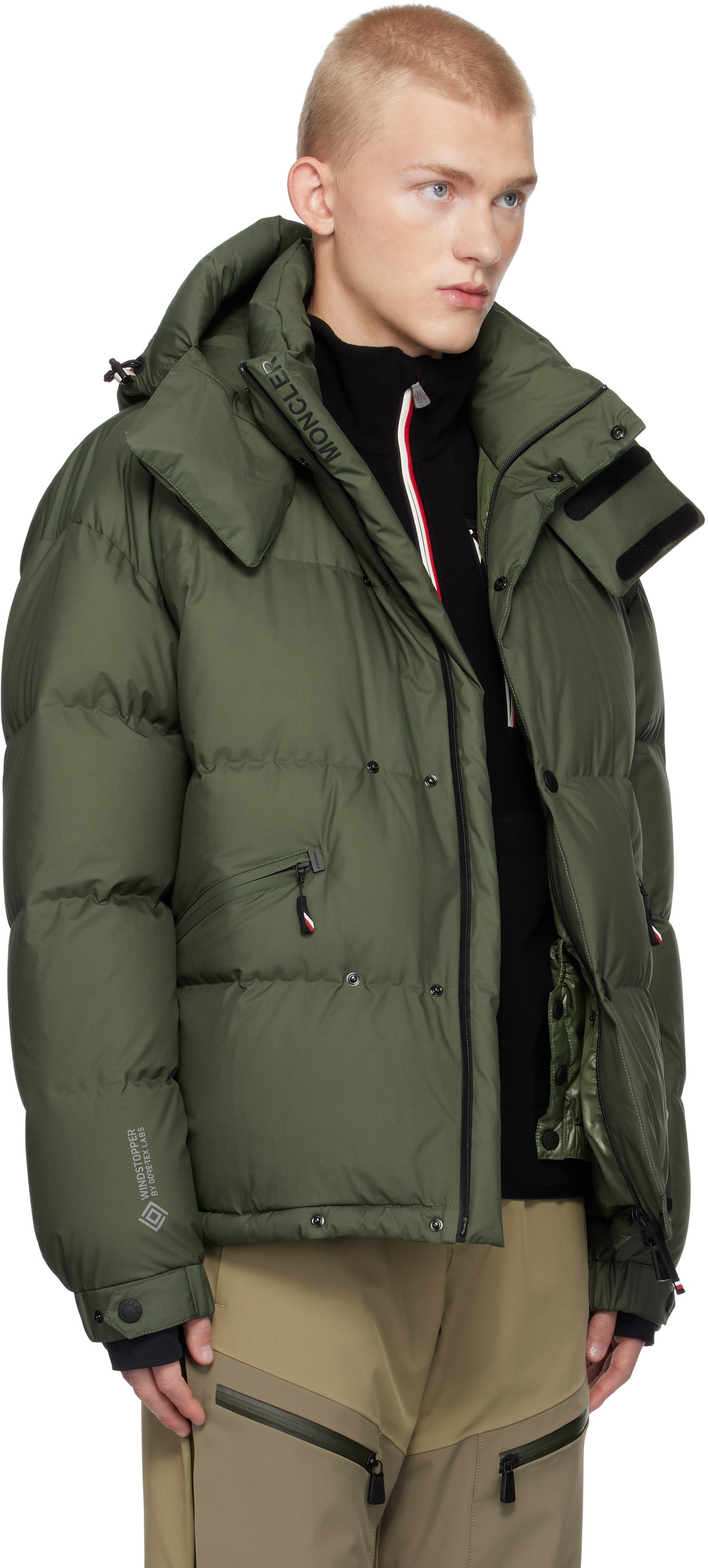 Moncler Grenoble Green Coraia Down Jacket Moncler Grenoble