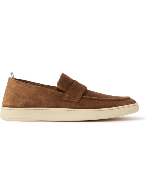 Photo: Officine Creative - Herbie Suede Loafers - Brown