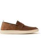 Officine Creative - Herbie Suede Loafers - Brown