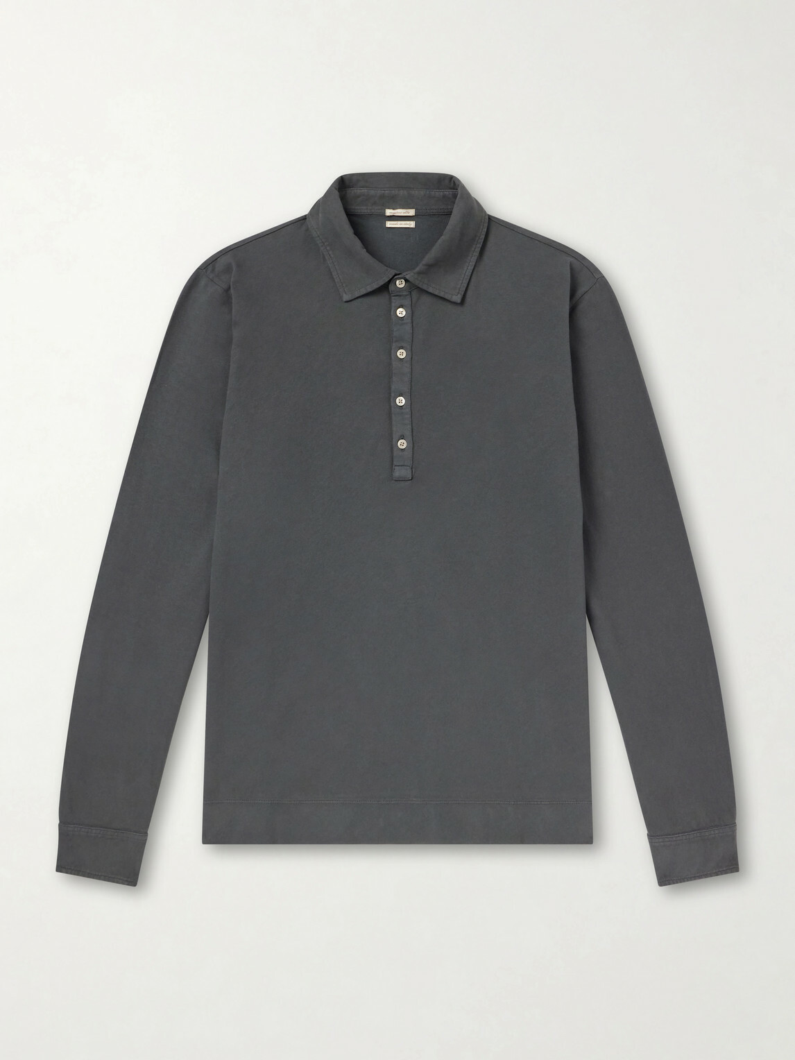 Massimo Alba - Raya Cotton-Jersey Polo Shirt - Gray