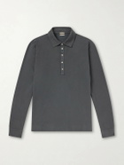 Massimo Alba - Raya Cotton-Jersey Polo Shirt - Gray