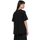 Valentino Black Lace T-Shirt Blouse