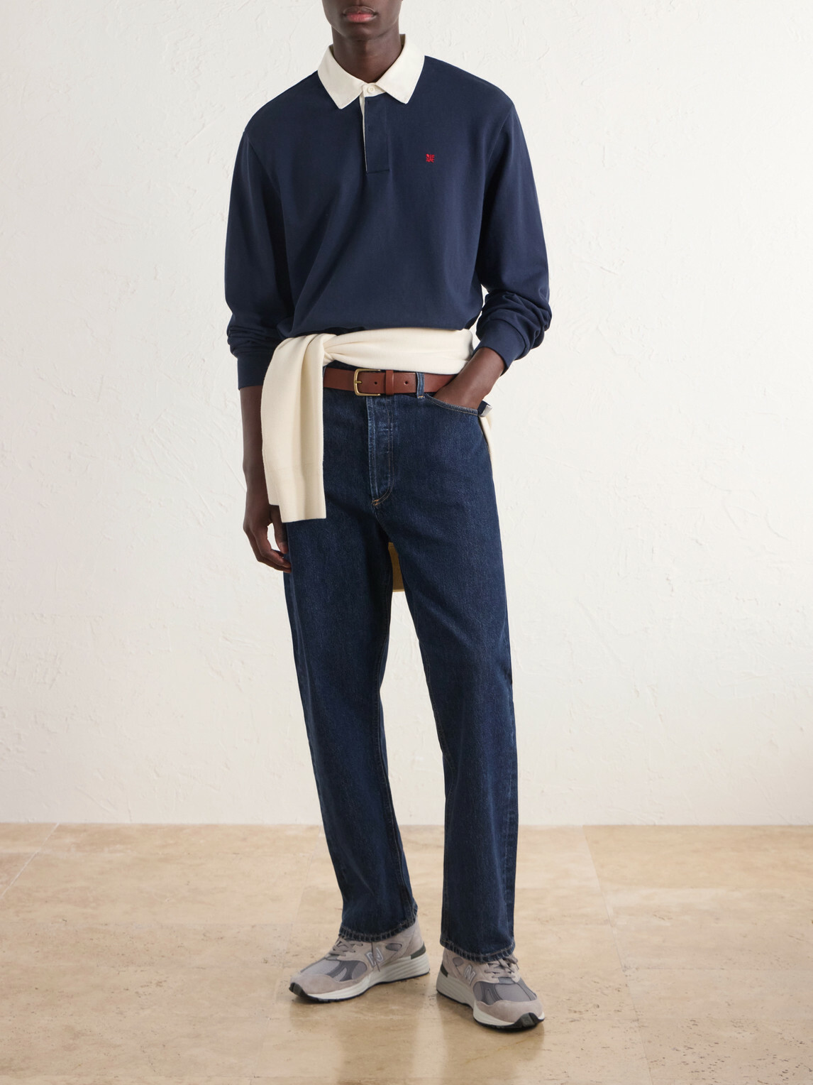 Aimé Leon Dore - Cotton-Jersey Polo Shirt - Blue
